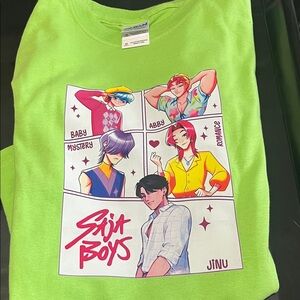 Gildan Kids Graphic Tee - Lime Green